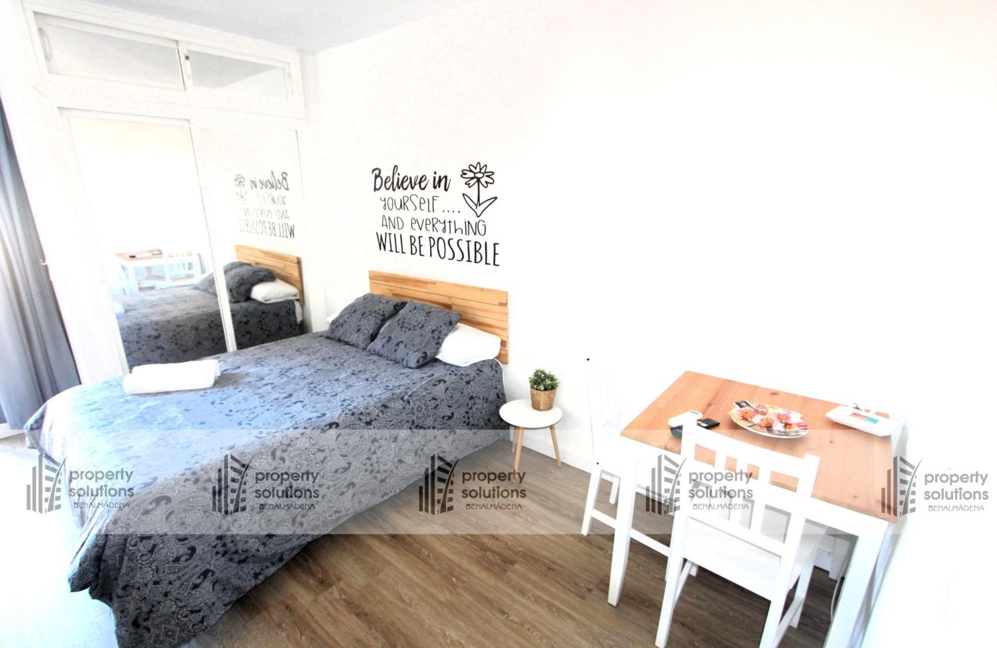 801 Estudio - Minerva Apartamentos - Vista Al Mar Y Montana - Piscina Y Playa 베날마데나코스타 외부 사진